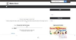 Desktop Screenshot of makeascii.com