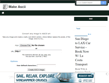 Tablet Screenshot of makeascii.com